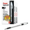 Pentel Stick Ballpoint Pen, .7mm, Black Ink, PK24 BK90ASW2